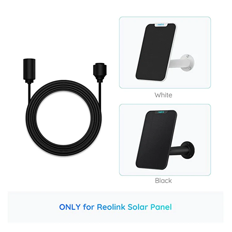 4.5m Micro USB Extension Cable for Reolink Solar Panel 1 | White - Image 3