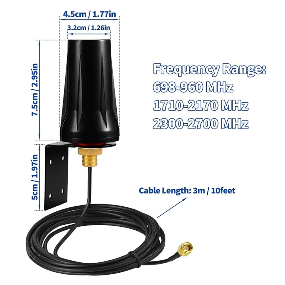 4G LTE Waterproof Outdoor Antenna | 3 Metre Cable - Image 3