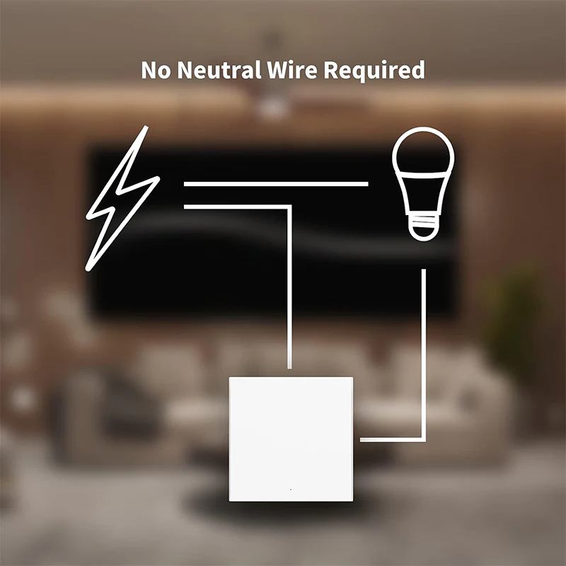 Aqara Smart Wall Switch H1 (With Neutral-Single Rocker) - Image 3