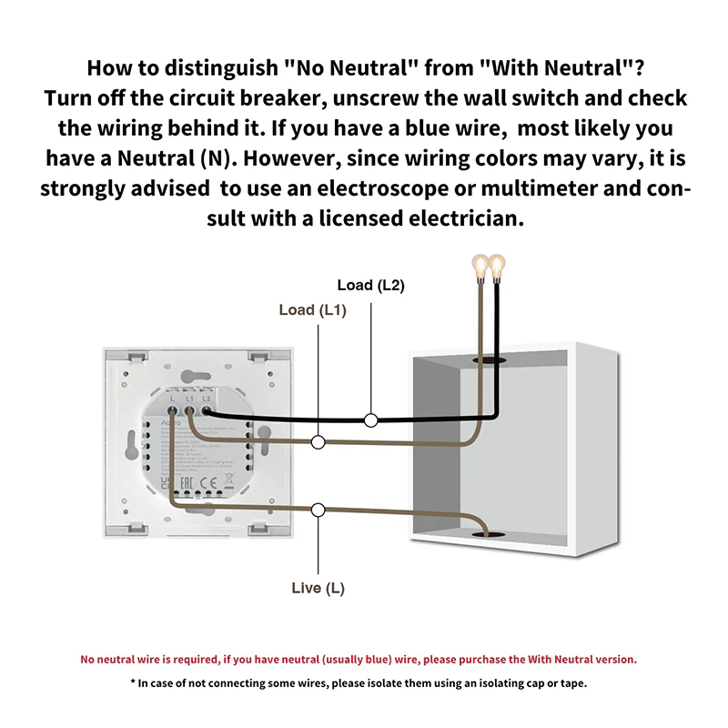 Aqara Smart Wall Switch H1 (With Neutral-Single Rocker) - Image 9
