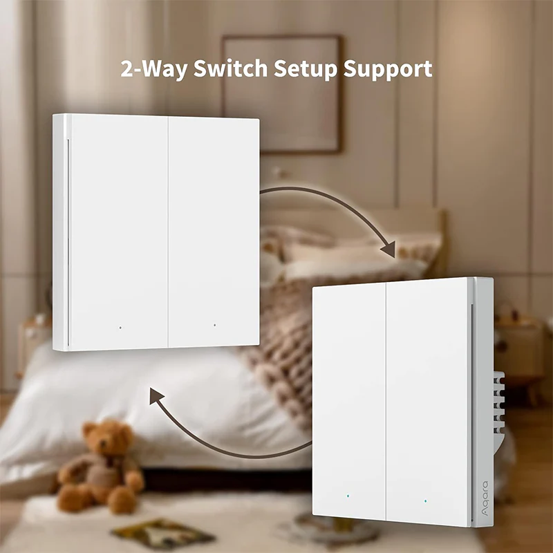 Aqara Wireless Remote Switch H1 (Double Rocker) - Image 3