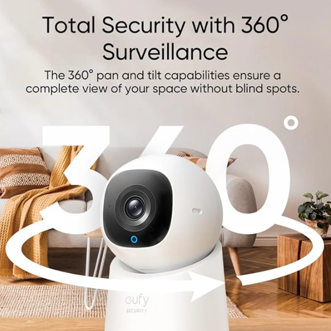 Eufy C220 Indoor Pan & Tilt 2K Camera | T8W11221 - Image 4