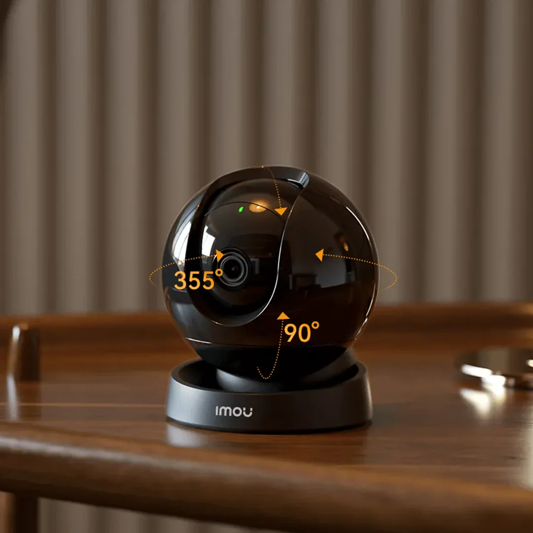 IMOU Rex 3D 2K Indoor Pan Tilt Smart Security Camera | Black - Image 8