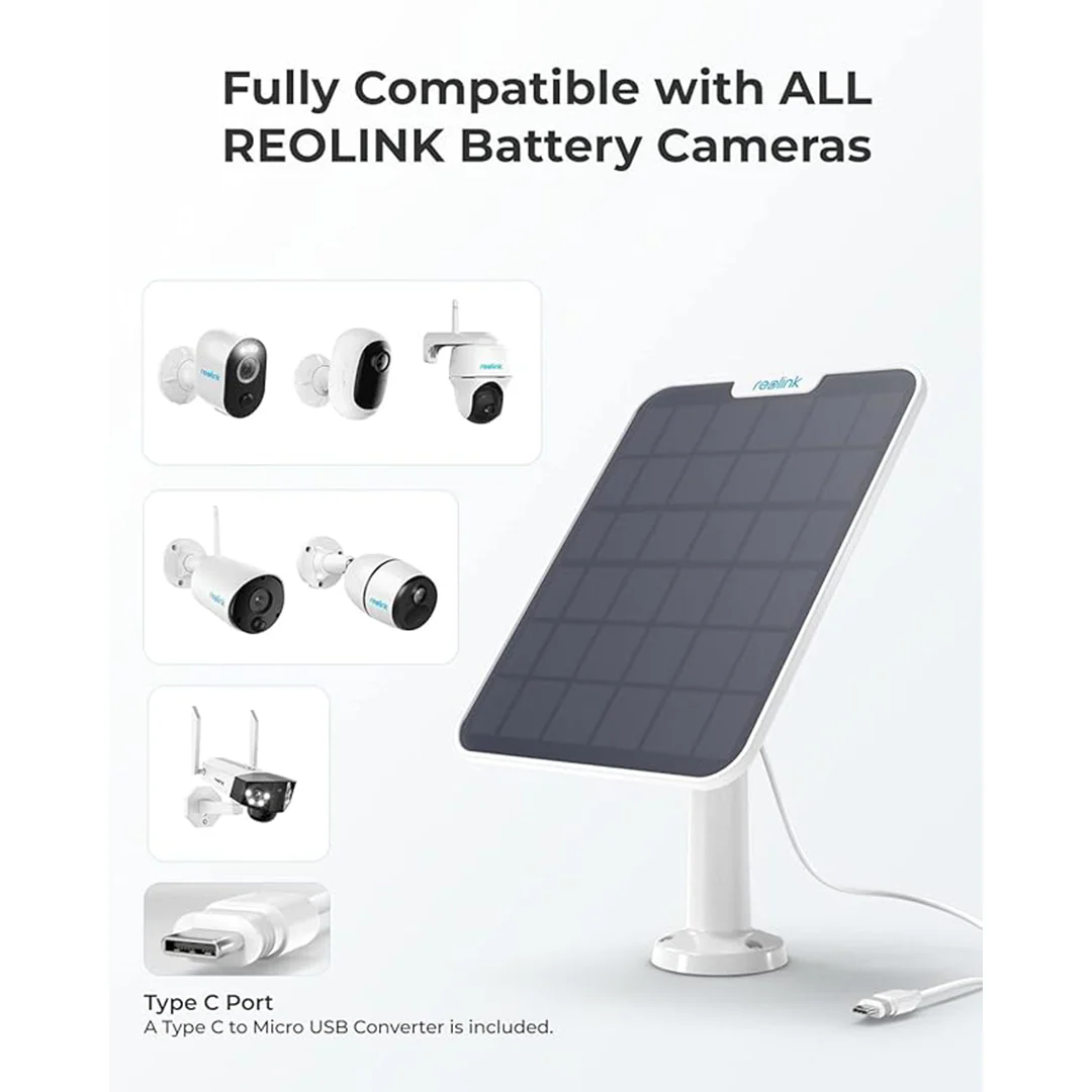 Reolink 6W Solar Panel 2 for Outdoor Security Camera - Image 3