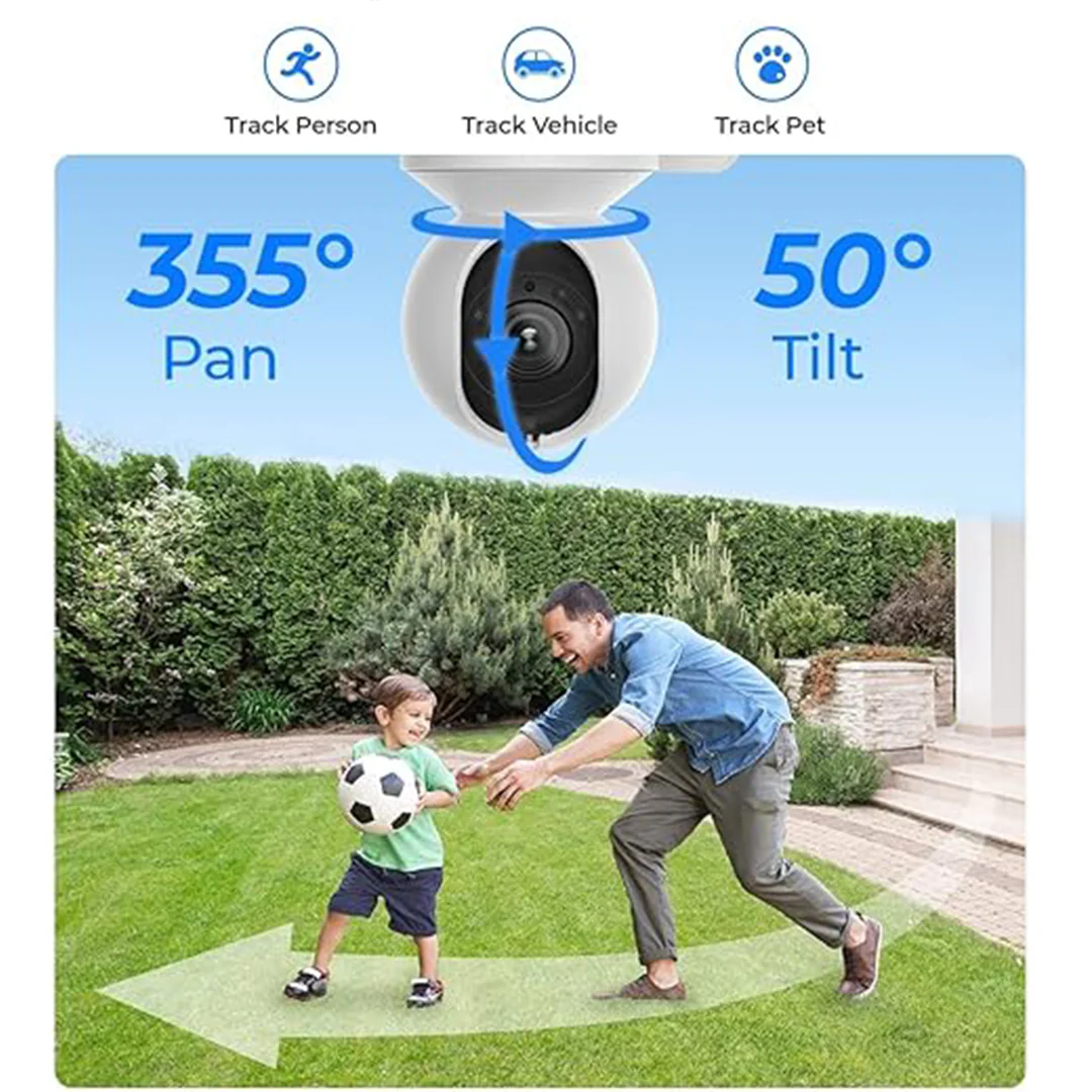 Reolink E1 Outdoor PoE | 4K PTZ PoE Security Camera with Auto Tracking - Image 4