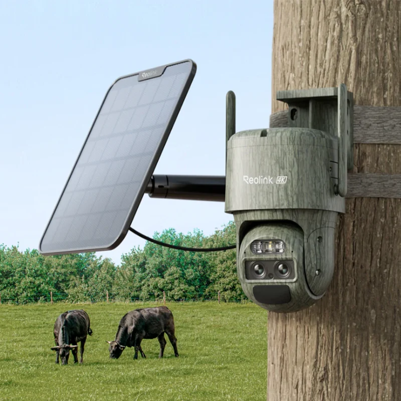 Reolink TrackMix LTE-C | 4G Dual-Lens Security Camera with Auto-Zoom Tracking | Camo - Image 3