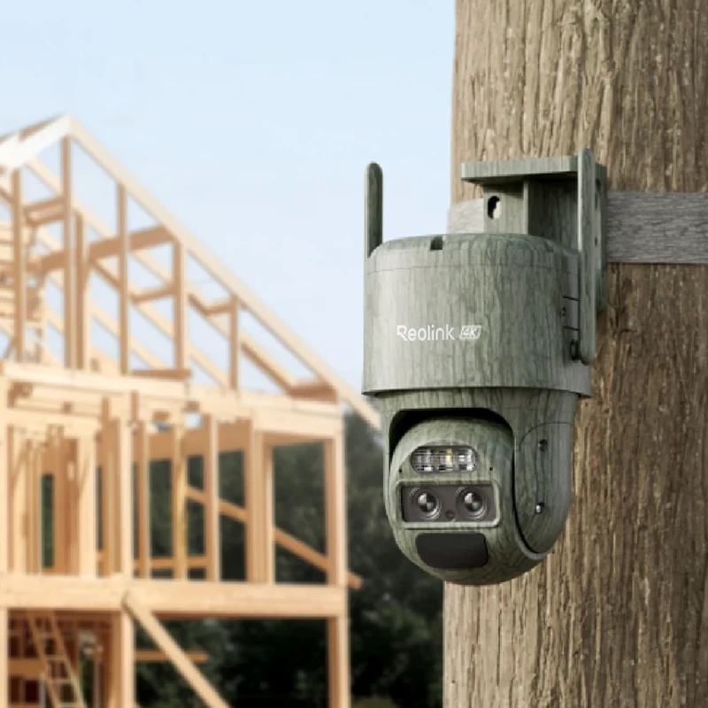 Reolink TrackMix LTE-C | 4G Dual-Lens Security Camera with Auto-Zoom Tracking | Camo - Image 4