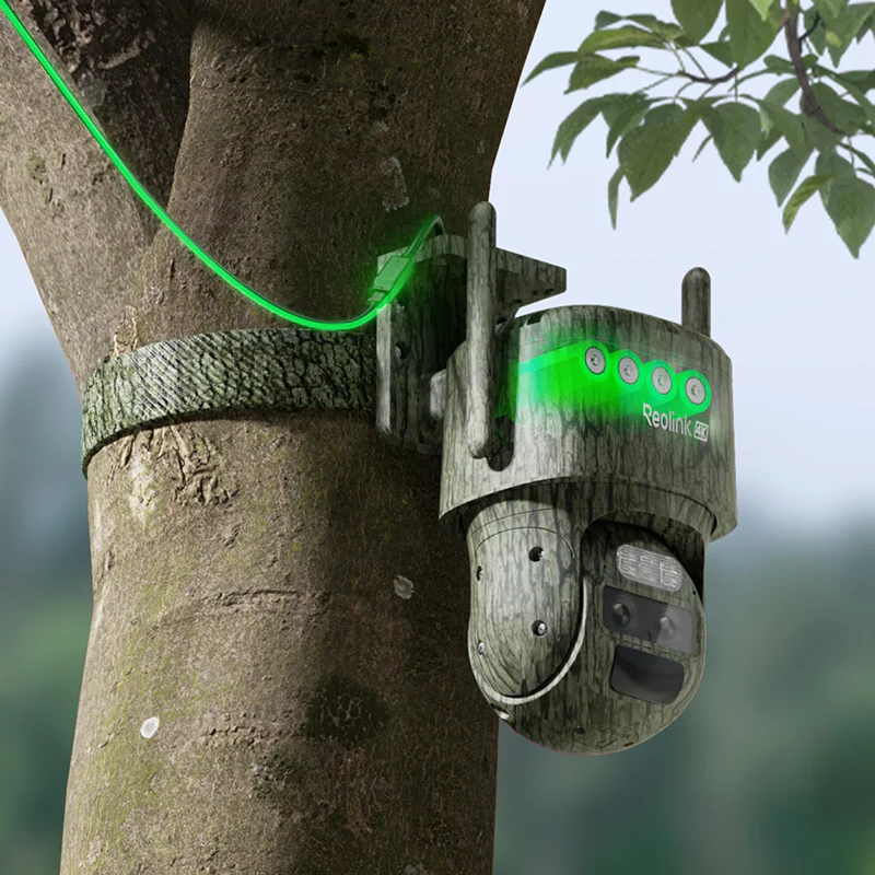Reolink TrackMix LTE-C | 4G Dual-Lens Security Camera with Auto-Zoom Tracking | Camo - Image 6