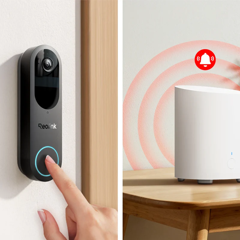 Reolink Video Doorbell (battery) with Home Hub Mini | 2K 4MP Battery-Powered Video Doorbell Kit - Image 3