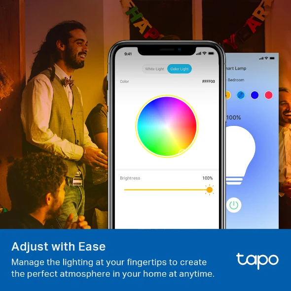 Tapo | E27 Smart WiFi Multicolour Lightbulb | L530E - Image 4