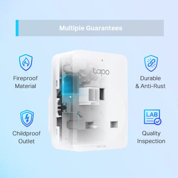 Tapo P100 Mini Smart Wi-Fi Plug with Voice Control (4-Pack) - Image 7