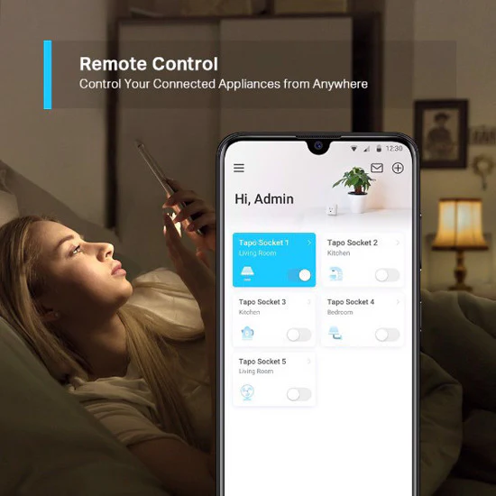 TP-Link | Tapo P100 Mini Smart Wi-Fi Plug with Voice Control - Image 3