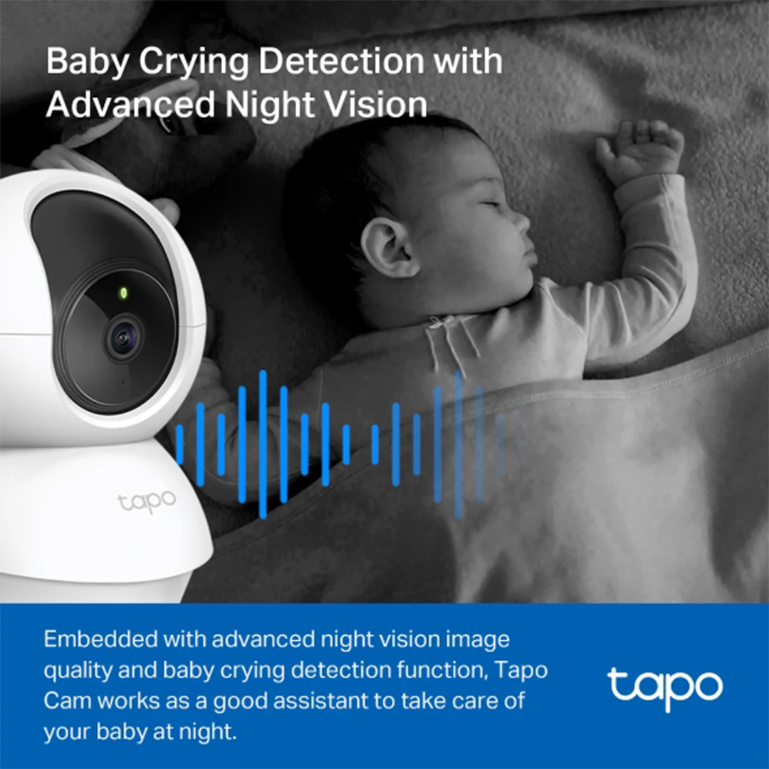 TP-Link Tapo C210 | Indoor Pan/Tilt Smart Security Wi-Fi Camera - Image 3