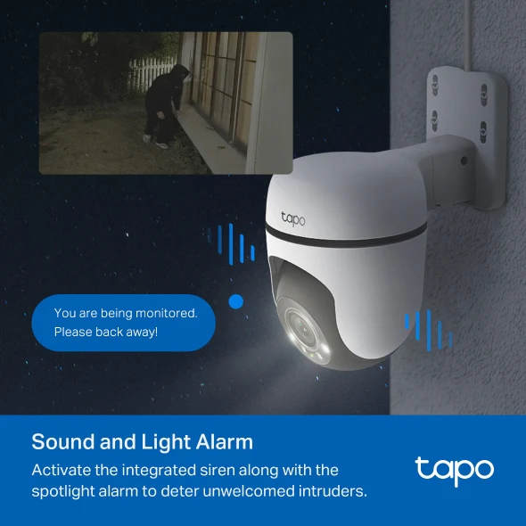 Tp-Link | Tapo C510W | 2K Outdoor Pan/Tilt Security Wi-Fi Camera - Image 11