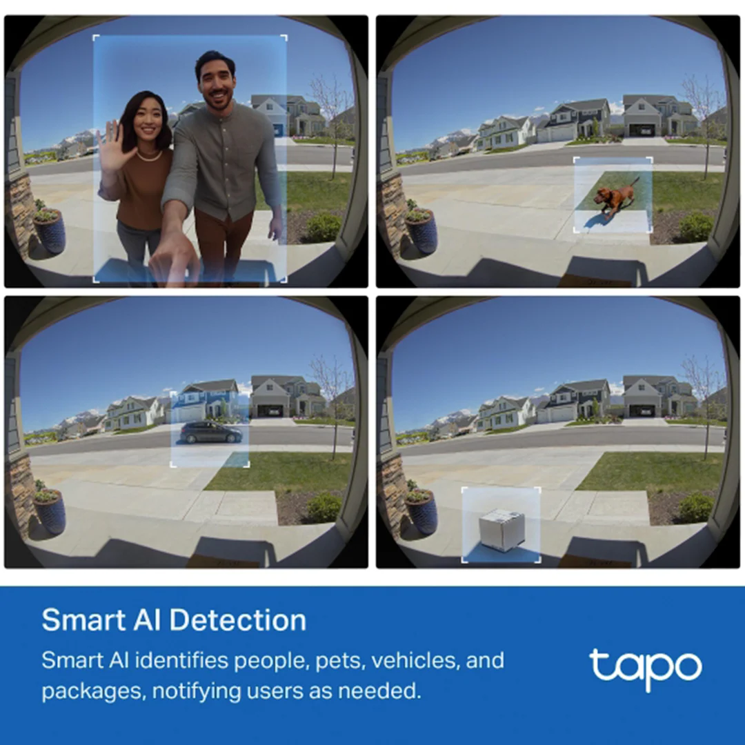 Tp-Link Tapo D235 | 5MP Wired & Battery Video Doorbell with Chime - Image 4