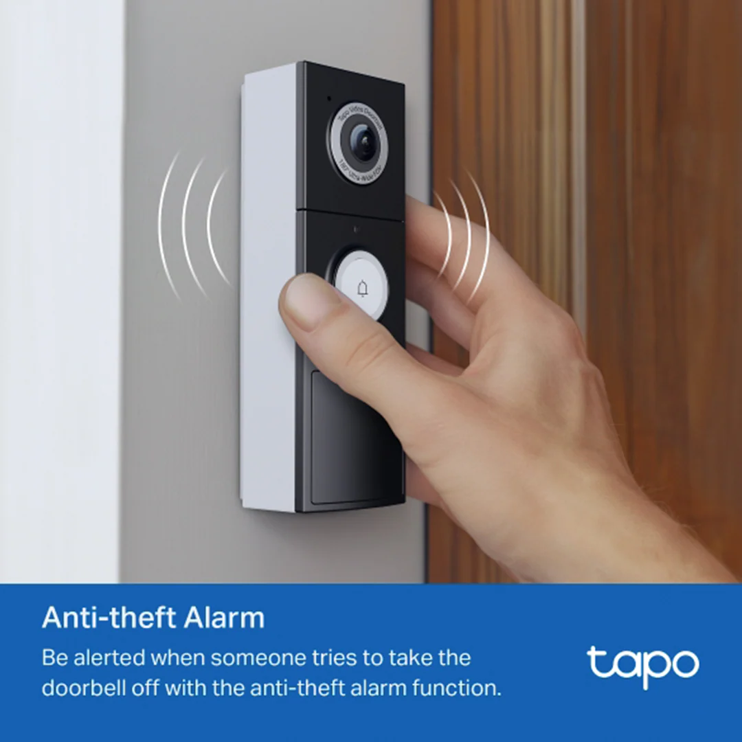 Tp-Link Tapo D235 | 5MP Wired & Battery Video Doorbell with Chime - Image 6